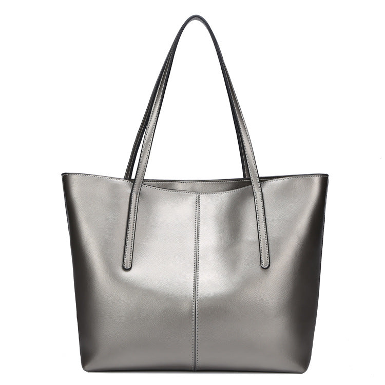 Althea - Ledertasche im Metall Look