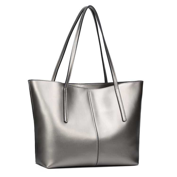 Althea - Ledertasche im Metall Look