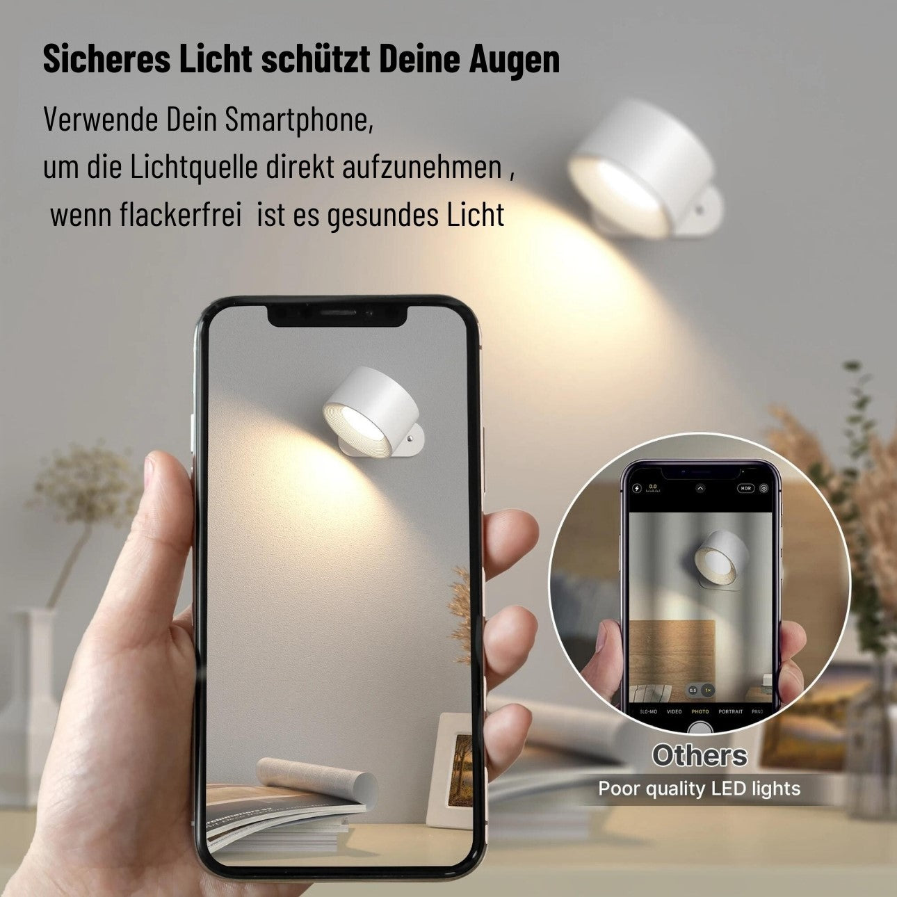 QUICK - LED Wand Lampe mit 1001 Möglichkeiten